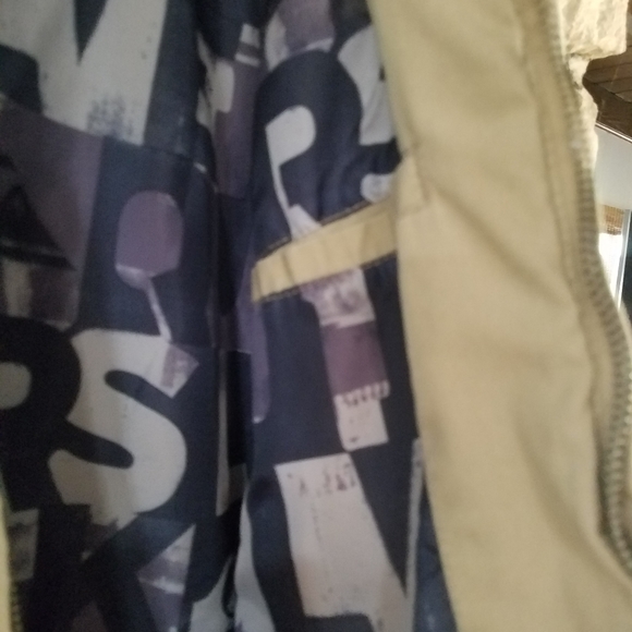 Quiksilver Tan Lightweight Zip Up Jacket SZ: L - Picture 4 of 16